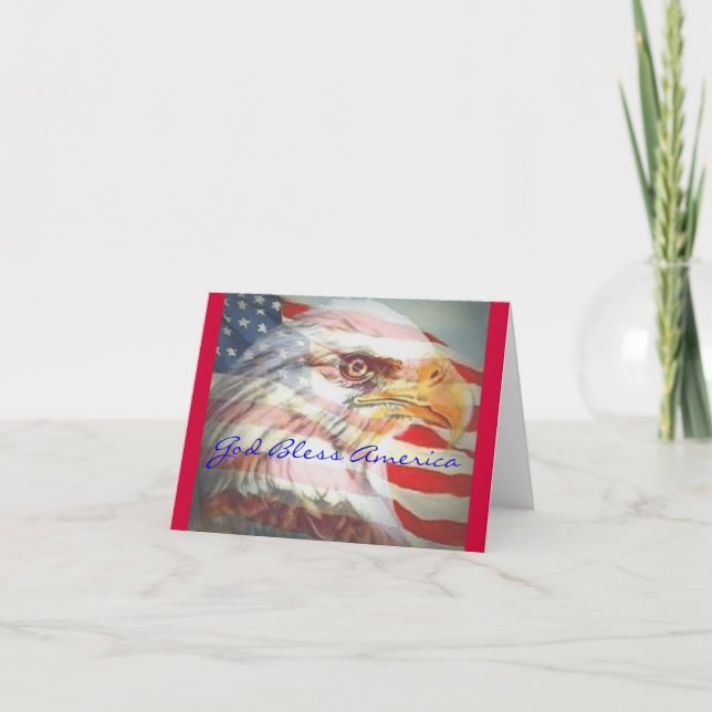 Cartão Patriotic Card (Frente)