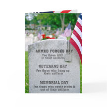 Patriotic Holiday Tombstone