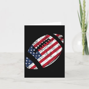 Cartão Patriótico Americano de Bandeira Americana de 4 de