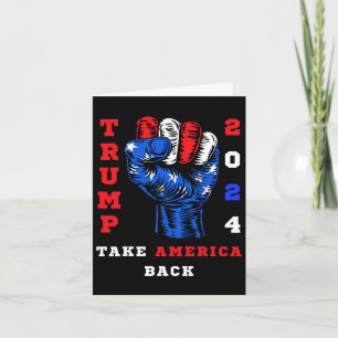 Cartão Patriótico dos Republicanos Maga 2024