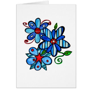 Cartão patriótico - vazio para dentro.