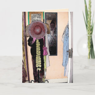 Cartão Patsy's Hat & Scarf - Letter Card