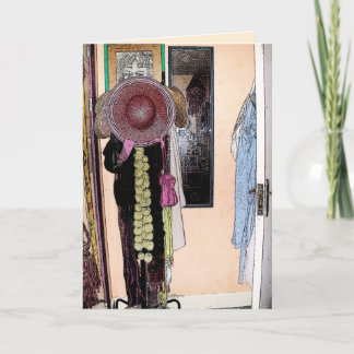 Cartão Patsy's Hat & Scarf - Letter Card