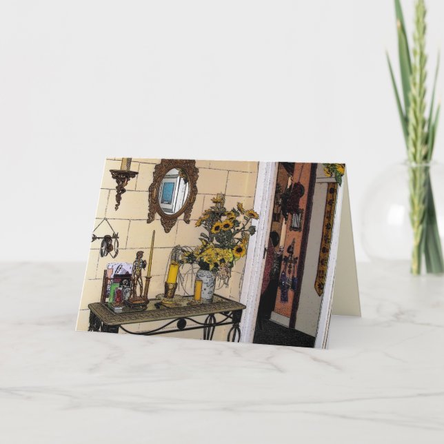 Cartão Patsy's sunflowers - Letter Card (Frente)