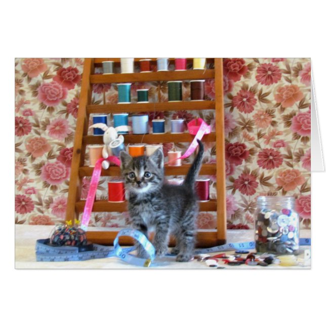 Cartão Patton - Sew Sew bom (Frente Horizontal)