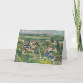 Cartão Paul Cezanne - Auvers, Visão Panorâmica