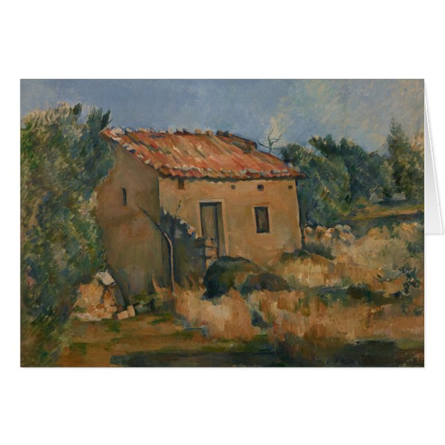 Cartão Paul Cezanne - Casa Abandonada (Frente Horizontal)