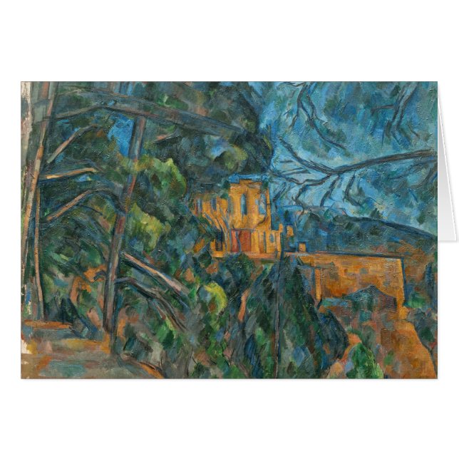 Cartão Paul Cezanne | Chateau Noir, 1900-1904 (petróleo s (Frente Horizontal)
