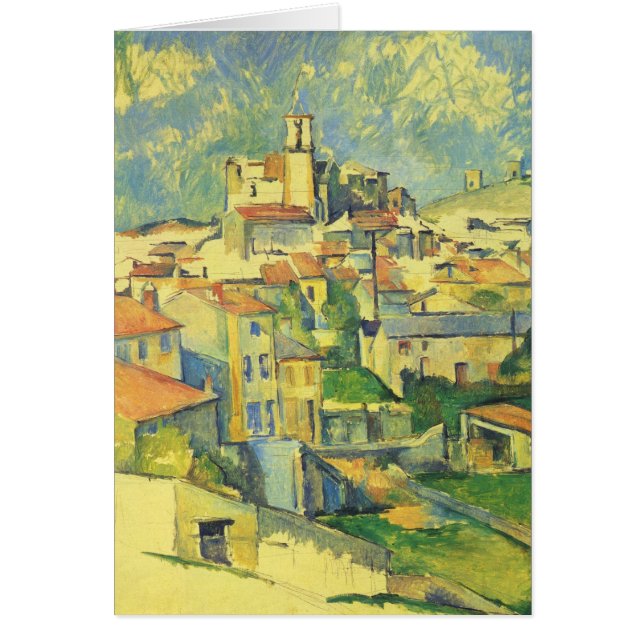Cartão Paul Cezanne - Gardanne (Frente)