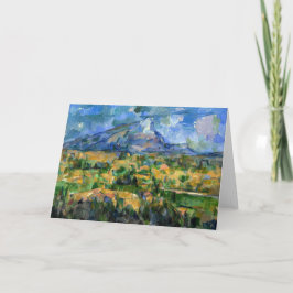 Cartão Paul Cezanne - Mont Sainte-Victoire