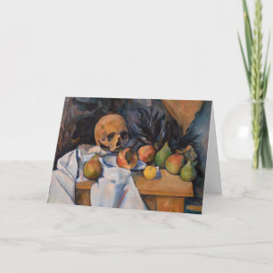Cartão Paul Cezanne - Natureza Morta com Caveira