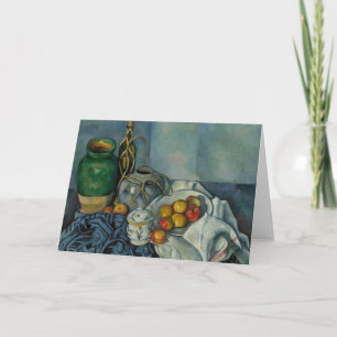 Cartão Paul Cezanne - Natureza Morta com Maçãs
