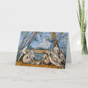 Cartão Paul Cezanne - Os Grandes Banhistas