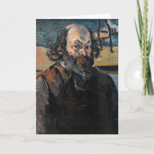 Cartão Paul Cezanne - Self-portrait