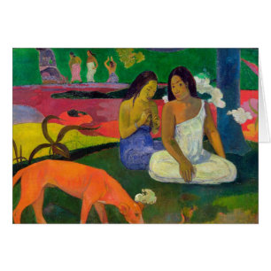 Cartão Paul Gauguin   Arearea , 1892
