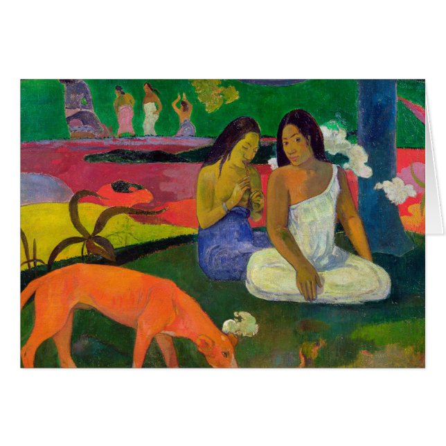 Cartão Paul Gauguin | Arearea , 1892 (Frente Horizontal)