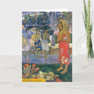Cartão Paul Gauguin - Ave Maria / Ia Orana Maria