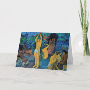 Cartão Paul Gauguin - De Onde Viemos?