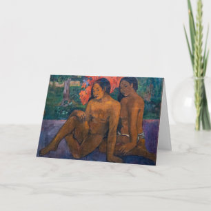 Cartão Paul Gauguin - E o Ouro de Seus Corpos