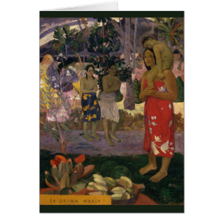 Cartão Paul Gauguin Hail Mary 1891 CC0456
