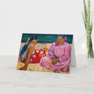 Cartão Paul Gauguin - Mulheres taitianas