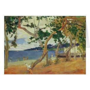 Cartão Paul Gauguin pelo litoral, Martinica, 1887 (