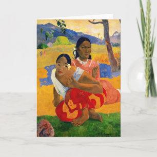 Cartão Paul Gauguin - When Will You Marry?