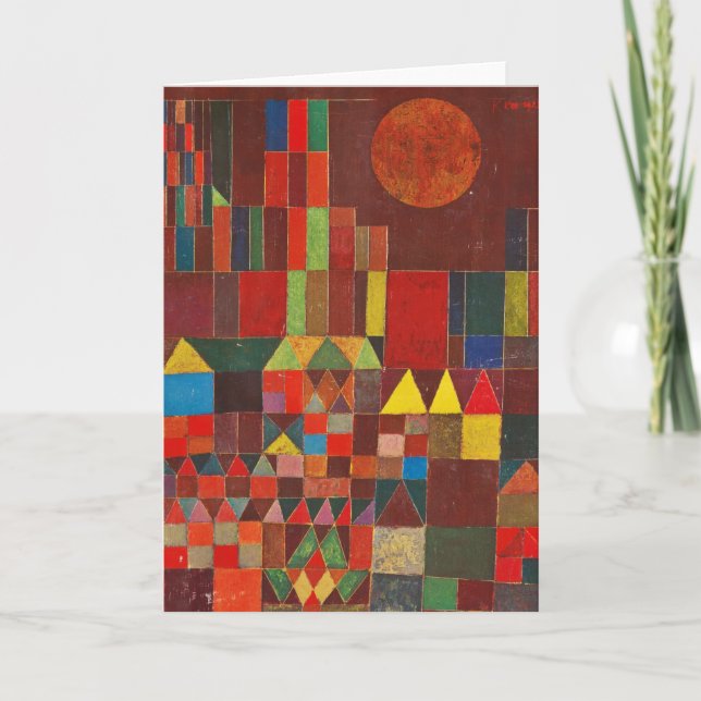 Cartão Paul Klee Art (Frente)