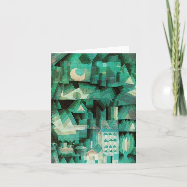 Cartão Paul Klee Dream City Note Card (Frente)