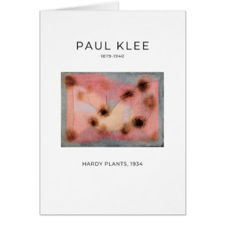 Cartão Paul Klee, Hardy Plant (1934) - Fine Art Card (Car