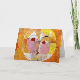 Cartão Paul Klee Senecio Painting