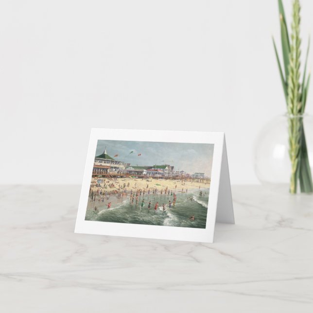 Cartão Paul McGehee "A Rehoboth Beach Memory" Card (Frente)