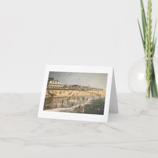Cartão Paul McGehee "An Ocean City Memory" Card (Frente)
