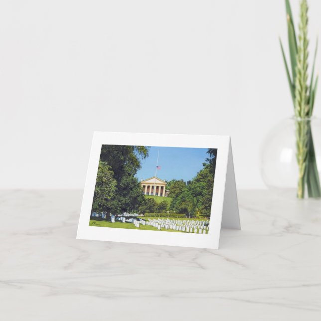 Cartão Paul McGehee "Arlington National Cemetery" Card (Frente)