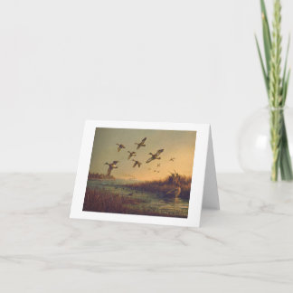 Cartão Paul McGehee "Eastern Shore Mallards" Card