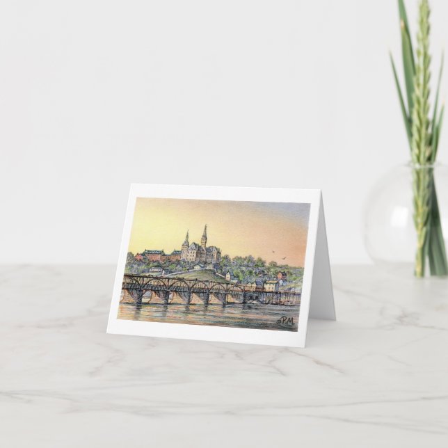 Cartão Paul McGehee "Georgetown - 1887" Card (Frente)