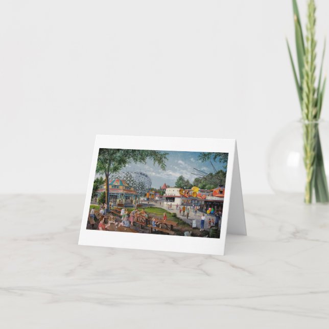 Cartão Paul McGehee "Glen Echo Amusement Park" Card (Frente)