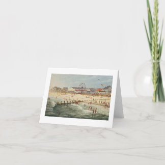 Cartão Paul McGehee "Old Rehoboth Beach" Card