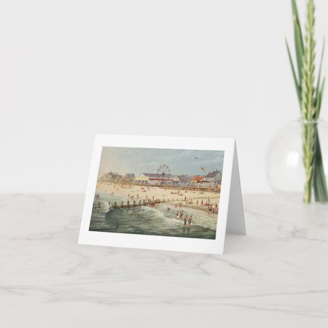 Cartão Paul McGehee "Old Rehoboth Beach" Card (Frente)