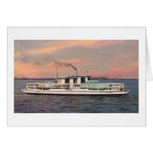 Cartão Paul McGehee "The Oxford-Bellevue Ferry" Card