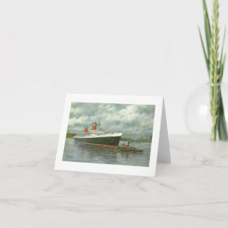 Cartão Paul McGehee The S.S. "United States" Card