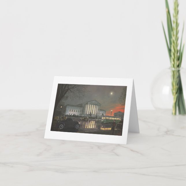 Cartão Paul McGehee "The Supreme Court by Moonlight" Card (Frente)