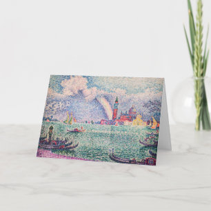 Cartão Paul Signac - Arco-íris, Veneza