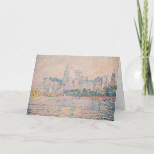 Cartão Paul Signac - Avignon, Manhã