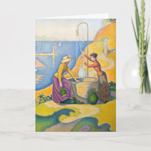 Cartão Paul Signac - Mulheres no Poço