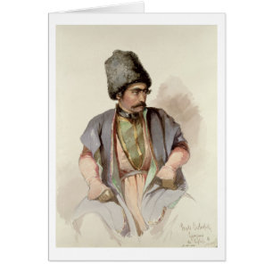 Cartão Paul - um Georgian de Tiflis, 1852