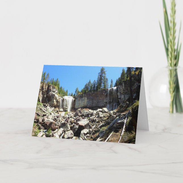 Cartão Paulina Creek Falls, Oregon (Frente)