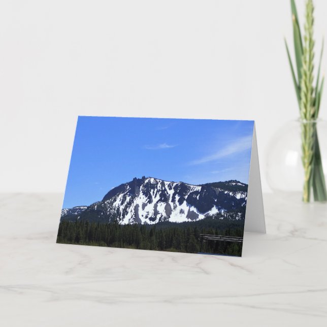 Cartão Paulina Peak, Oregon (Frente)