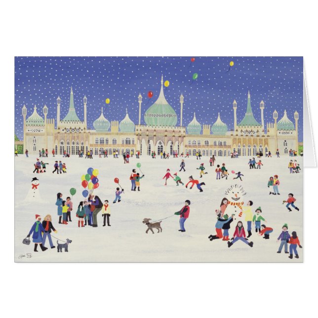 Cartão Pavilhão real de Brigghton (Frente Horizontal)