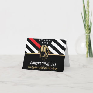 Cartão Pavilhão Vermelho da Academia de Fogo de Graduação